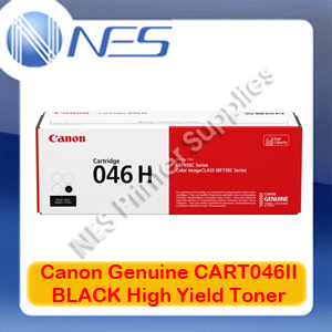 Canon Genuine CART046IIBK BLACK High Yield Toner Cartridge for LBP654cx/MF735cx (6.3K)